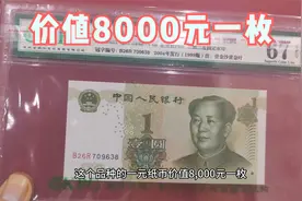 这个品种的一元纸币，价值8000元一枚，你家有么视频封面