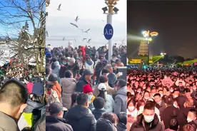 春节各地景区开启“人从众”模式：多地门票售罄，移动全靠蛄蛹视频封面