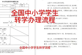 全国中小学转学流程视频封面