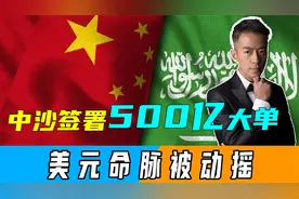 美国阻拦无效！沙特与中国签署500亿美元大单，直接挖到美元命脉视频封面