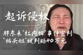 胖东来"红内裤"事件宣判，"裤头姐"被判赔40万元，公开道歉30天