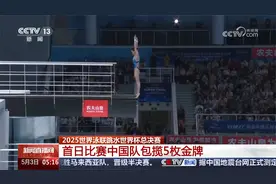 2025世界泳联跳水世界杯总决赛 首日比赛中国队包揽5枚金牌视频封面