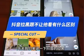 抖音拉黑跟不让他看有什么区别  互相关注也能设置不让他看吗？