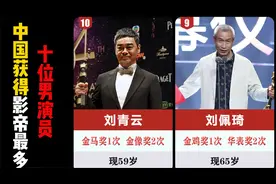 中国获得影帝最多的10位男演员视频封面