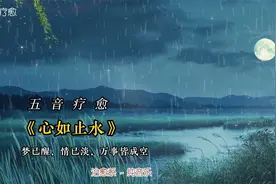 五音疗愈 | 木音入肝乐《心如止水》梦已醒，情已淡，万事皆成空
