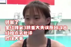 破案了！全红婵第3跳重大失误原因浮出，红姐点名批评，险误大事视频封面
