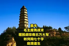 真牛！毛主席秀战术，摆脱胡宗南五万大军，如何用七个字绝境逢生视频封面