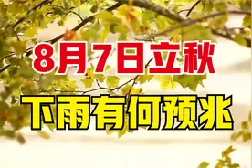 “立秋无雨是空秋”，8月7日立秋，下雨有何预兆？农谚咋说