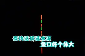 夜钓浅水效果好？并不一定，根据这几点选择水深鱼口好个体大