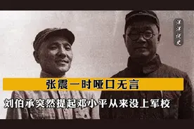 邓小平没上过军校，为何被称为军事专家？刘帅问话让张震接不上话
