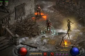 暗黑破坏神2亚马逊99级暗影迷雾弓！超强的射箭杀怪真厉害！