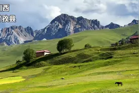 川西，甘孜州有个甘孜县，你知道吗？高原风光美，川藏北线从这过