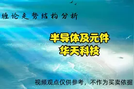 半导体和华天科技走势结构分析 2.19视频封面