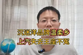 沉迷洋品牌温柔乡，上汽失去“中国汽车一哥”王座不冤视频封面