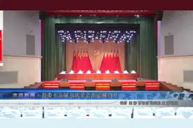 县委十五届八次全会在定城召开视频封面