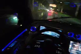 雨夜狂奔 C260L 皓夜 柏林之声 #开车第一视角 #dou是好车视频封面
