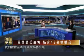 美国调兵遣将 扬言45分钟援台视频封面