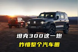 坦克300这一炮，炸懵整个汽车圈