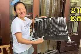 河边长满了艾叶，媳妇摘点回家做蚊香，夏天熏蚊虫真合适视频封面