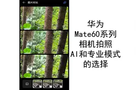 华为Mate60系列相机拍照效果AI和专业模式的选择视频封面