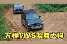来了一辆比亚迪方程豹和哈弗大狗挑战两驱入门坡，看看各自表现视频封面