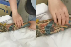 花臂男打针找不到血管，3护士找了20分钟 护士：发生意外耽误救命视频封面