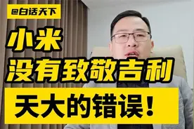 小米没有致敬吉利，天大的错误！