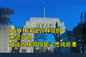 96岁林洙诋毁林徽因，意欲何为，难道因林徽因是梁思成前妻？