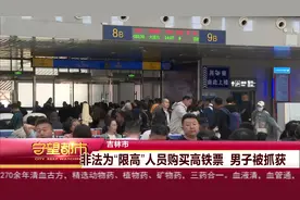 非法为“限高”人员购买高铁票 男子被抓获视频封面