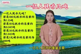 一亿人民币几吨