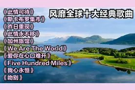 风靡全球十大经典歌曲推荐《此情可待》《斯卡布罗集市》《吻别》