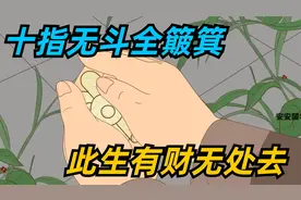 俗语“十指无斗全簸箕，此生有财无处去”，啥意思？你几个簸箕？视频封面
