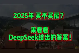 2025年 买不买房？来看看   DeepSeek给出的答案！视频封面