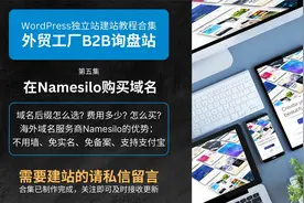 5 在Namesilo购买免备案域名 WordPress独立站建站教程合集