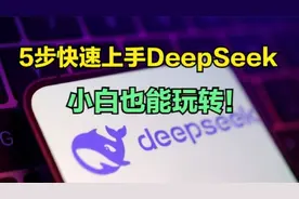 5步快速上手DeepSeek，小白也能玩转！视频封面