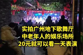 实拍某地下歌舞厅，老年人娱乐场所，20元就可以看表演！视频封面