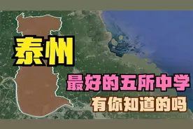 泰州最好的五所高中：兴化中学落榜，泰兴一中第5，口岸中学第2视频封面