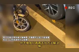 男子路边停车被人催缴费 不缴不让走 只能报警 车主：凭什么收费