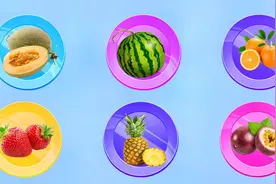 426. 宝宝趣味水果拼图游戏，儿童早教启蒙动画，认识水果形