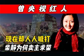 曾在央视红极一时的小花柴静，为何现在会落得人人喊打的下场？