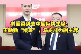 确认！刘国梁辞去中国乒协主席：王励勤“接班”，马龙成为副主席视频封面
