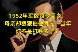 1952年军区司令回乡，母亲却狠狠抽他耳光：当年你不是打铁去了？视频封面
