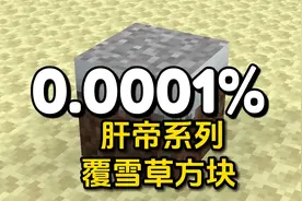 我的世界最稀有的覆雪草方块