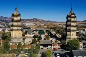 航拍辽宁锦州北镇市广宁城遗址（下）