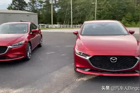 2020款马自达3与2020款马自达6有多大差距？停在一起对比下就知道