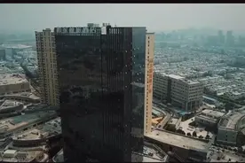航拍飞速发展中的，云南保山