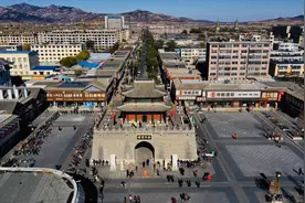 航拍辽宁锦州北镇市广宁城遗址（上）