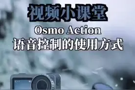 大疆灵眸运动相机Osmo Action教程《语音控制》