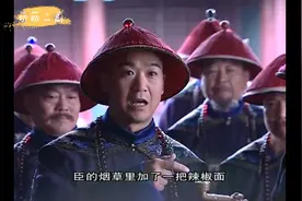 纪晓岚3:纪晓岚在烟里放辣椒面呛的和珅都不会说话了。皇上都笑了
