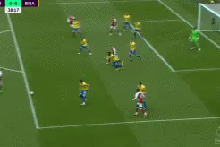 「英超」佩佩双响，阿森纳主场2球战胜布莱顿图片